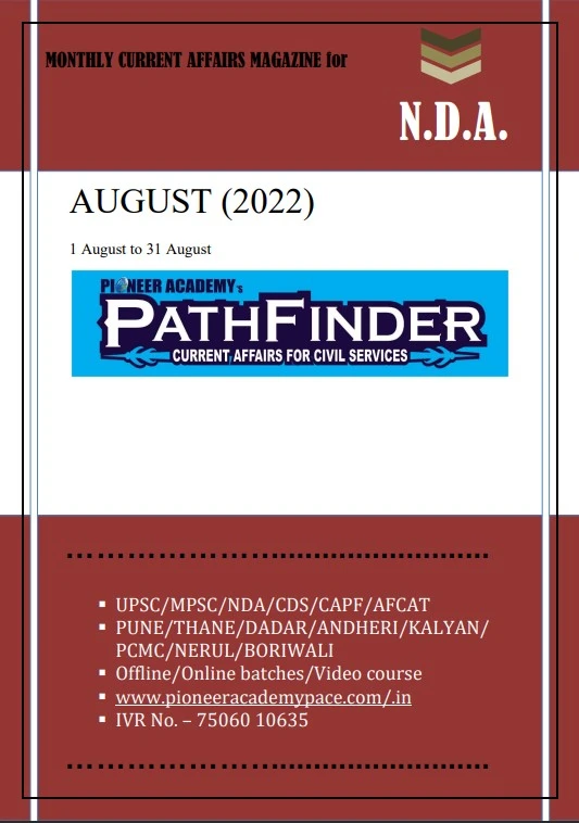 August 2022-Nda Current Affairs